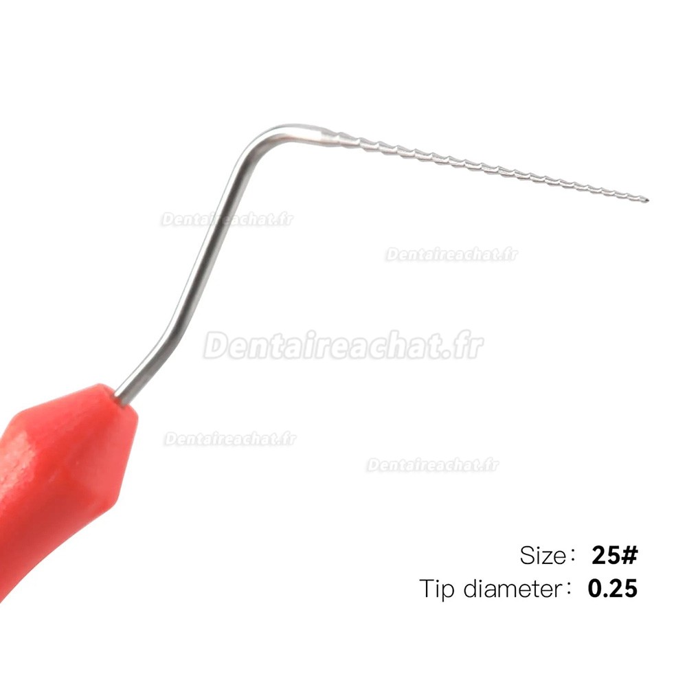 Limes endodontiques microscopiques dentaires 02 conicité #20 #25 #30